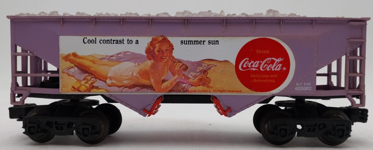 K-Line K62512 O Gauge Coca Cola Summer Hopper Car EX/Box