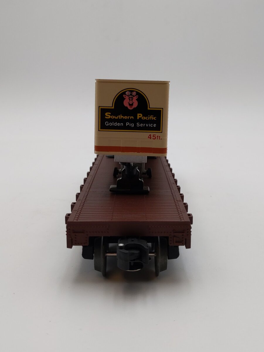 Lionel 6-17889 O Gauge TTOS Southern Pacific Flatcar with Trailer #15791 EX/Box