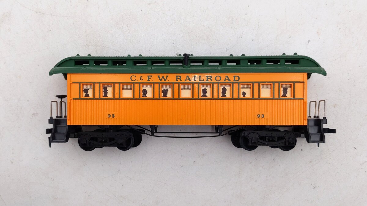 Mantua HO Scale Chicago & Fort Worth Coach Passenger Car #93 LN