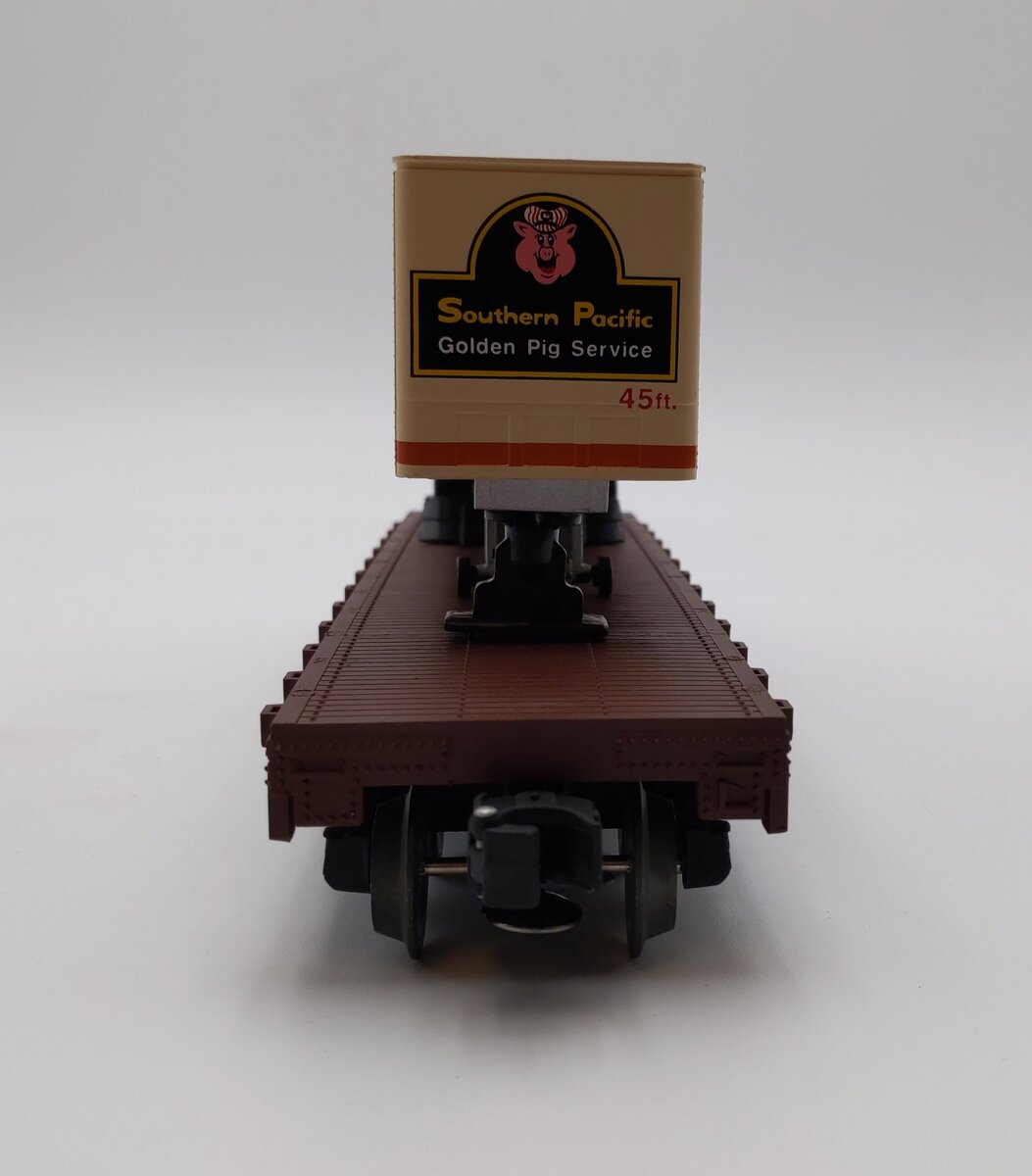 Lionel 6-17889 O Gauge TTOS Southern Pacific Flatcar with Trailer #15791 NIB