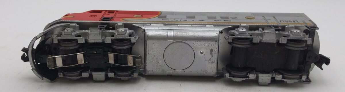 Lionel 2343 Vintage O Santa Fe F3 A Dummy Diesel Locomotive VG/Box