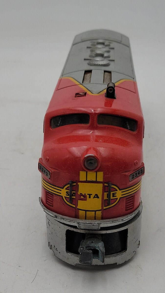 Lionel 2343 Vintage O Santa Fe F3 A Diesel Locomotive VG/Box