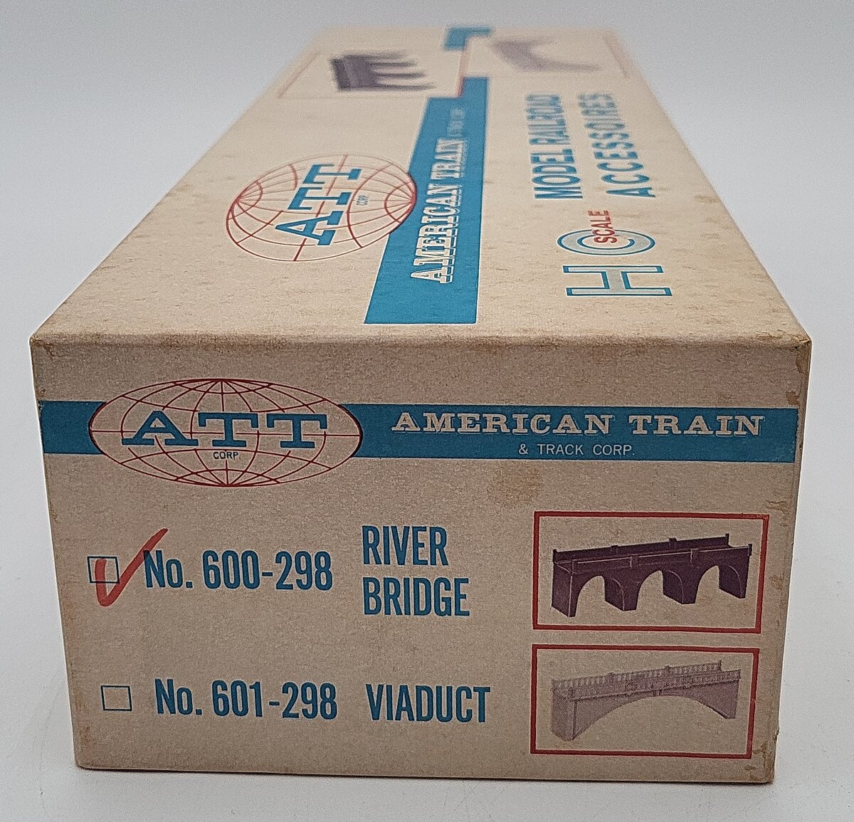 ATT 600-298 HO Scale Red River Bridge EX/Box