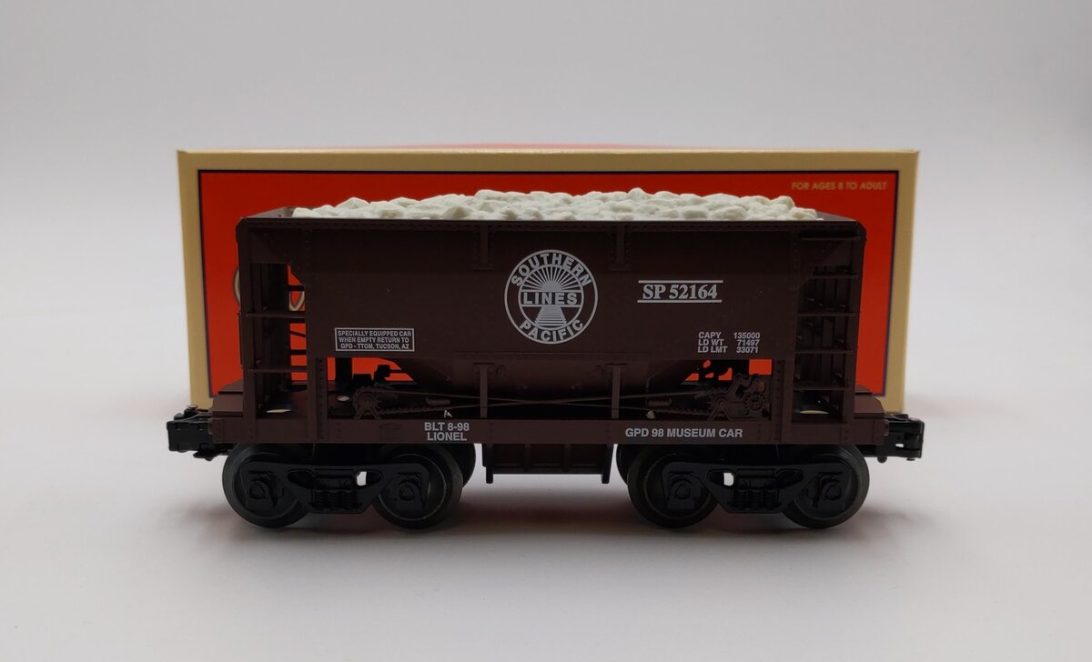 Lionel 6-52164 O Gauge 1998 T.T.O.M. Southern Pacific Ore Car w/Ore Load NIB