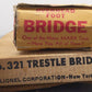 Marx/Lionel Vintage O Gauge Unassembled Bridges #321 [2] VG/Box