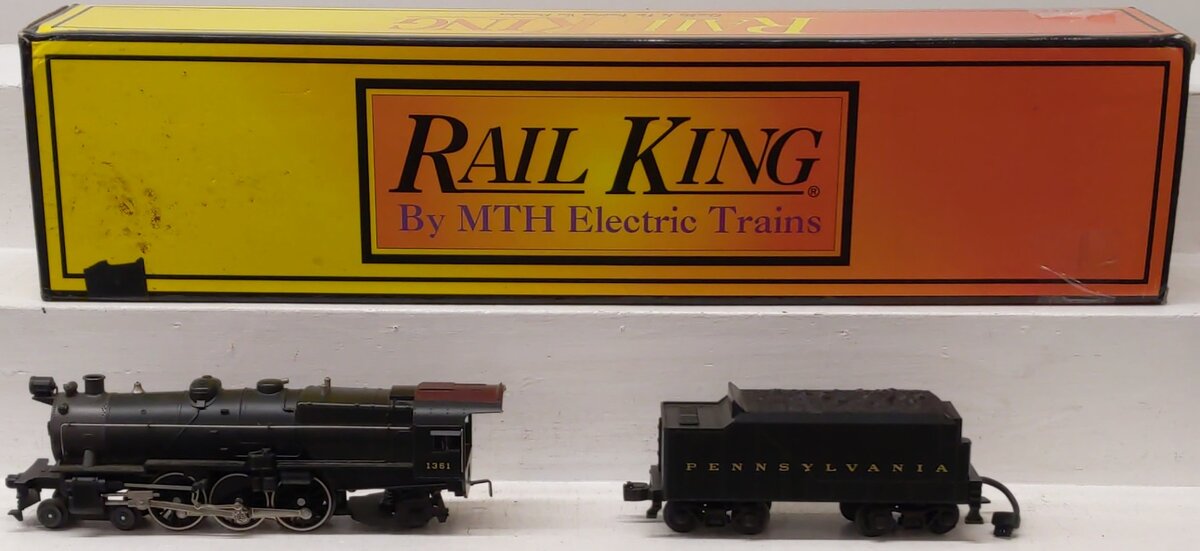 MTH 30-1115-1 O Gauge Pennsylvania 4-6-2 K4 Steam Locomotive & Tender w/PS1 EX/Box