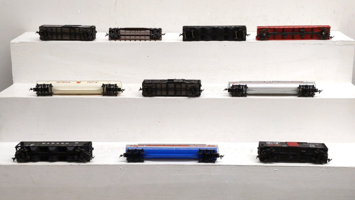 Athearn AHM Model Power Tyco HO Scale Assorted Freight Cars [10] VG