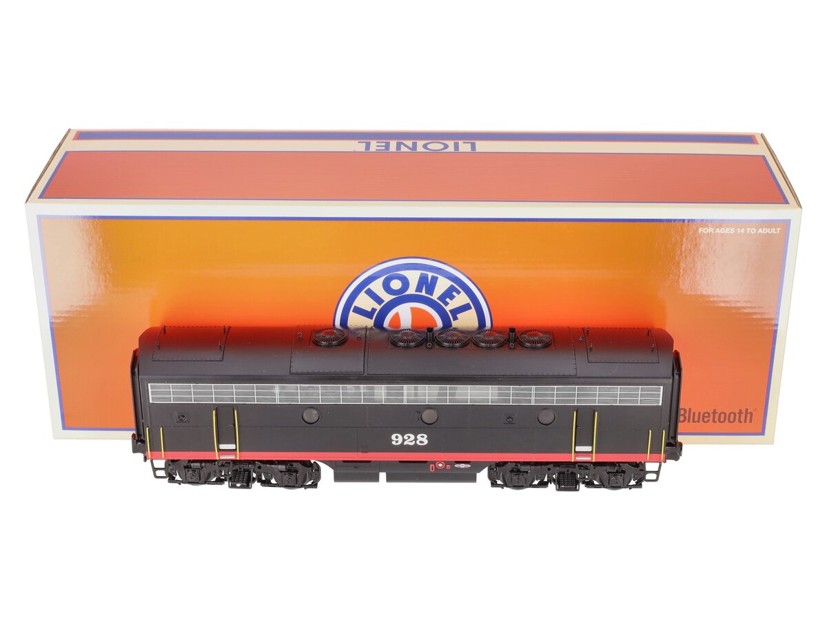 Lionel 2033309 O Gauge Cotton Belt F7 B Unit Diesel #928 with Superbass/LCS EX/Box