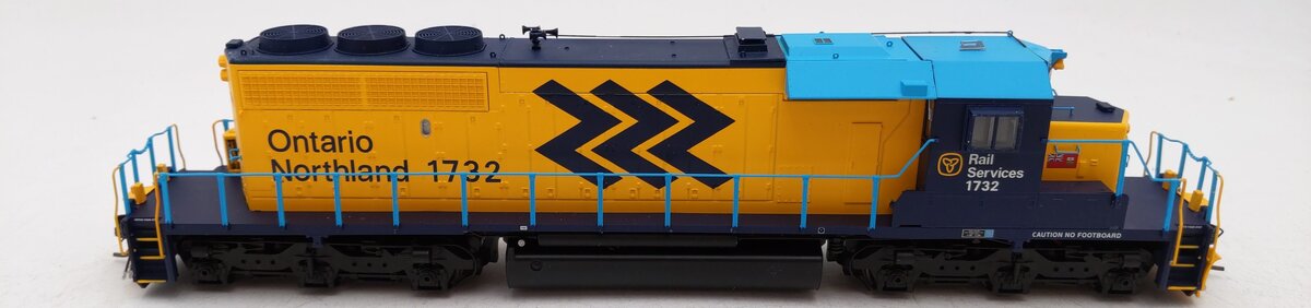 Bowser 24121 HO Ontario Northland GMD SD40-2 Diesel Locomotive #1732 w/Sound VG/Box