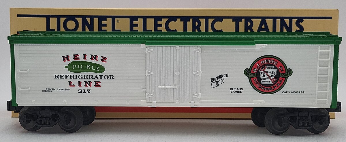Lionel 6-16807 O Gauge H.J. Heinz Billboard Refrigerator Car #317 LN/Box