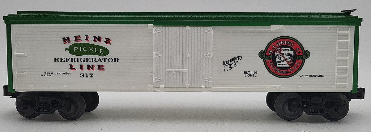 Lionel 6-16807 O Gauge H.J. Heinz Billboard Refrigerator Car #317 LN/Box