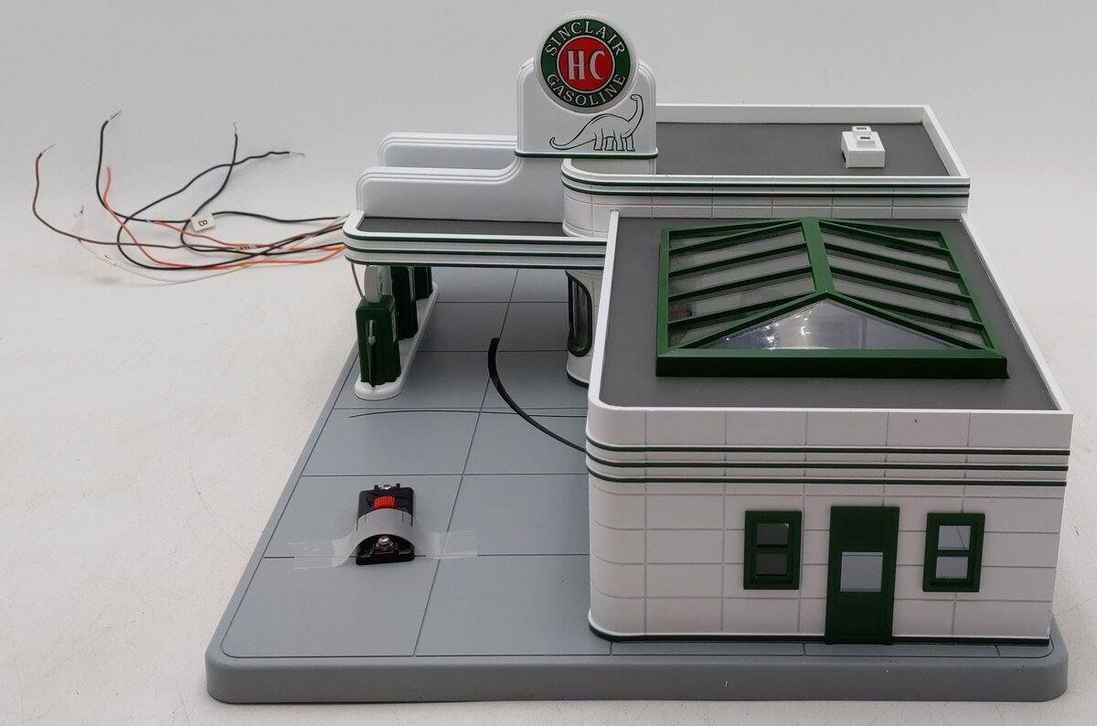 MTH 30-9101 O Gauge Sinclair Assembled Operating Gas Station EX/Box