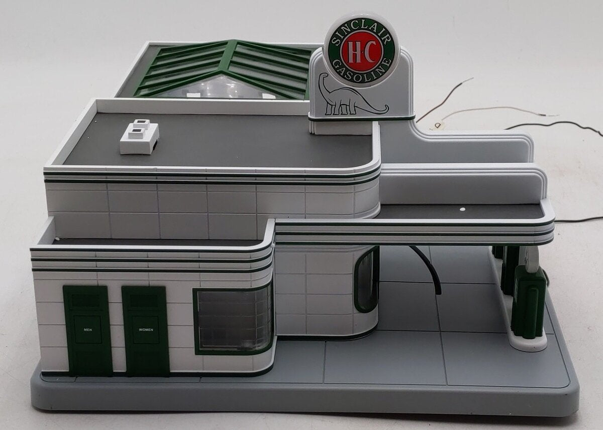 MTH 30-9101 O Gauge Sinclair Assembled Operating Gas Station EX/Box