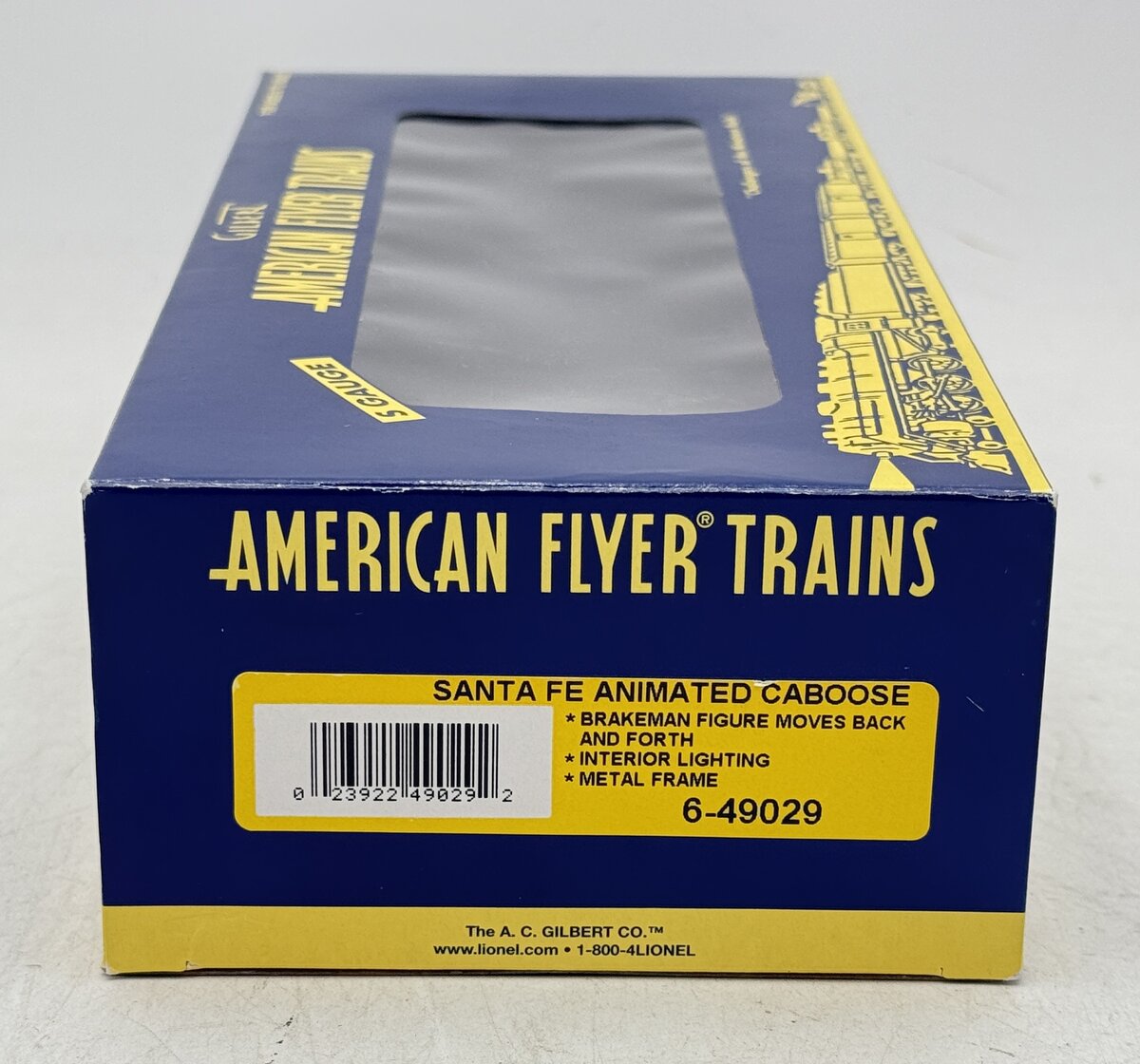 American Flyer 6-49029 S Scale Santa Fe Animated Operating Caboose/Box
