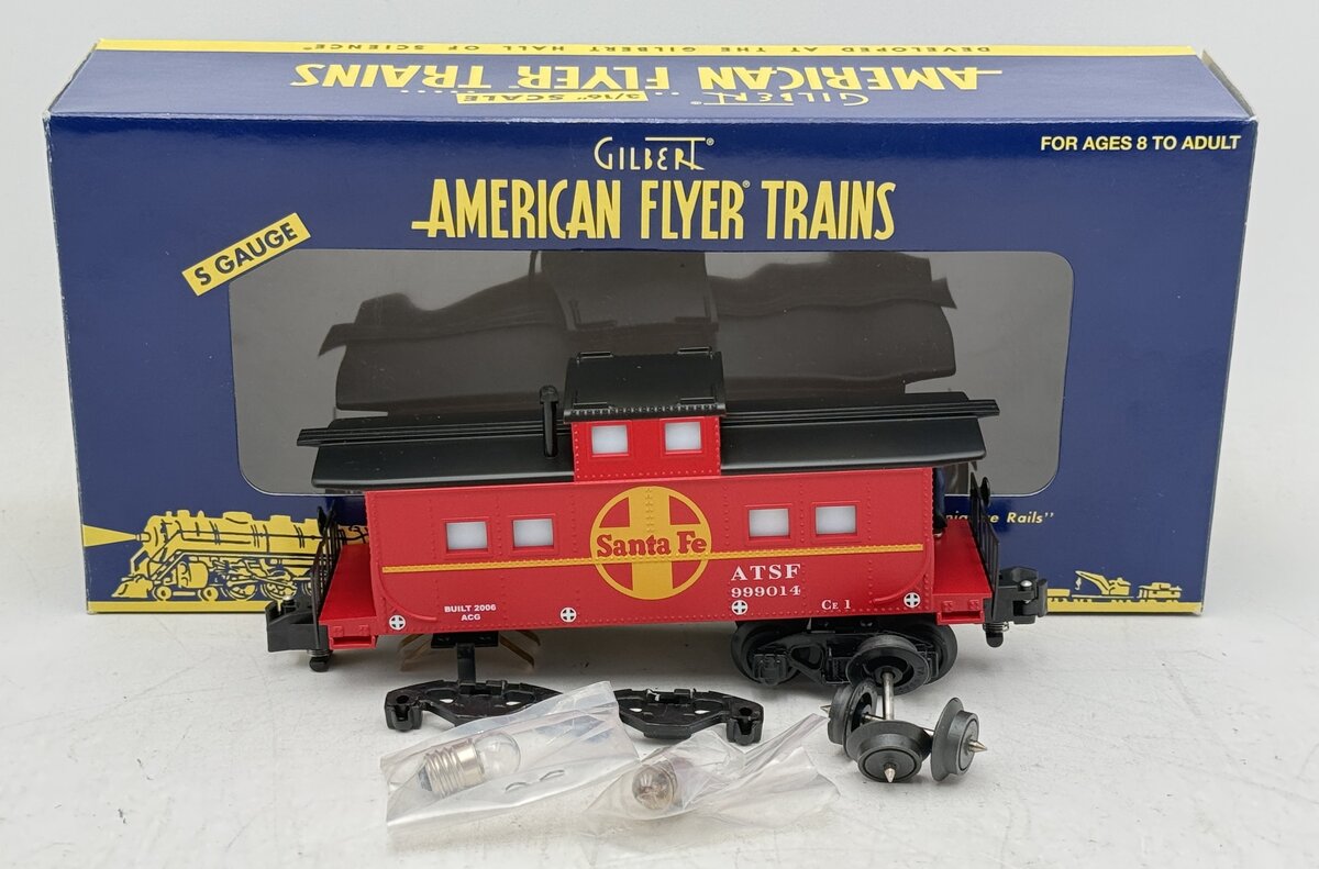 American Flyer 6-49029 S Scale Santa Fe Animated Operating Caboose/Box