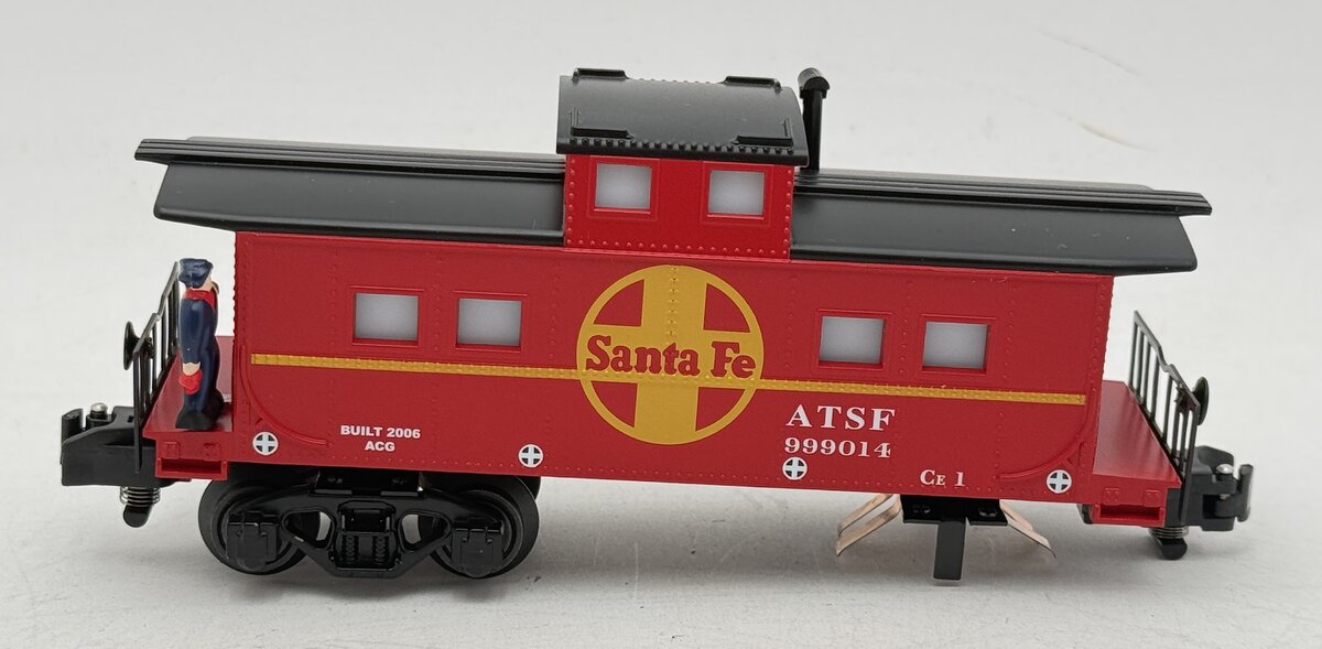 American Flyer 6-49029 S Scale Santa Fe Animated Operating Caboose/Box