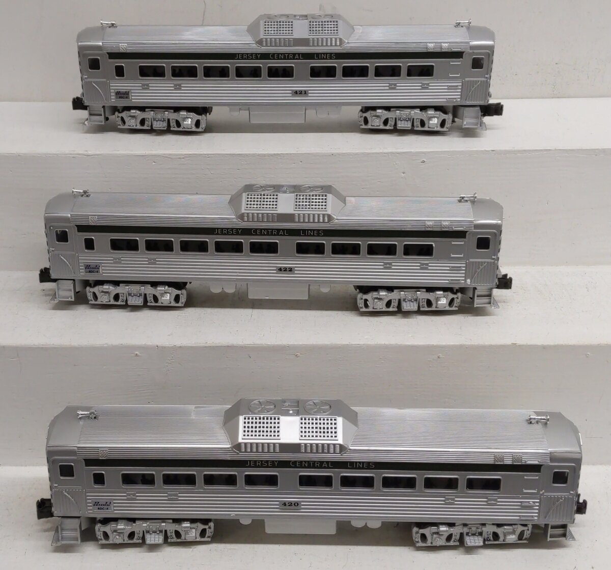Williams 7322107 O Gauge J.C. Budd Cars A-A-A w/ Sound EX/Box