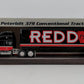 Liberty Classic 32645 1:64 Scale Red Dog Peterbilt Tractor/Trailor Coin Bank EX/Box