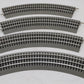 Lionel 6-85390 White O-36 Curved FasTrack (Pack of 4) EX