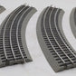 Lionel 6-85390 White O-36 Curved FasTrack (Pack of 4) EX