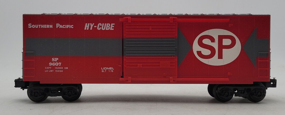 Lionel 6-9607 O Gauge Southern Pacific Hi-Cube Boxcar #9607 EX