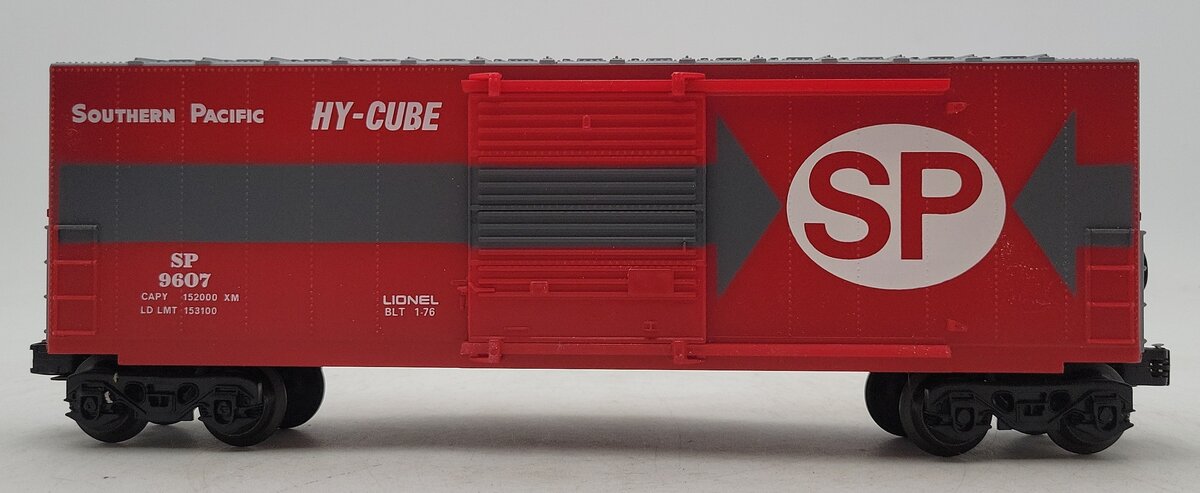 Lionel 6-9607 O Gauge Southern Pacific Hi-Cube Boxcar #9607 EX