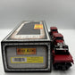 MTH 30-8303 O Gauge Milwaukee Road Die-Cast Flatcar w/Ertl '32 Panel Vans NIB