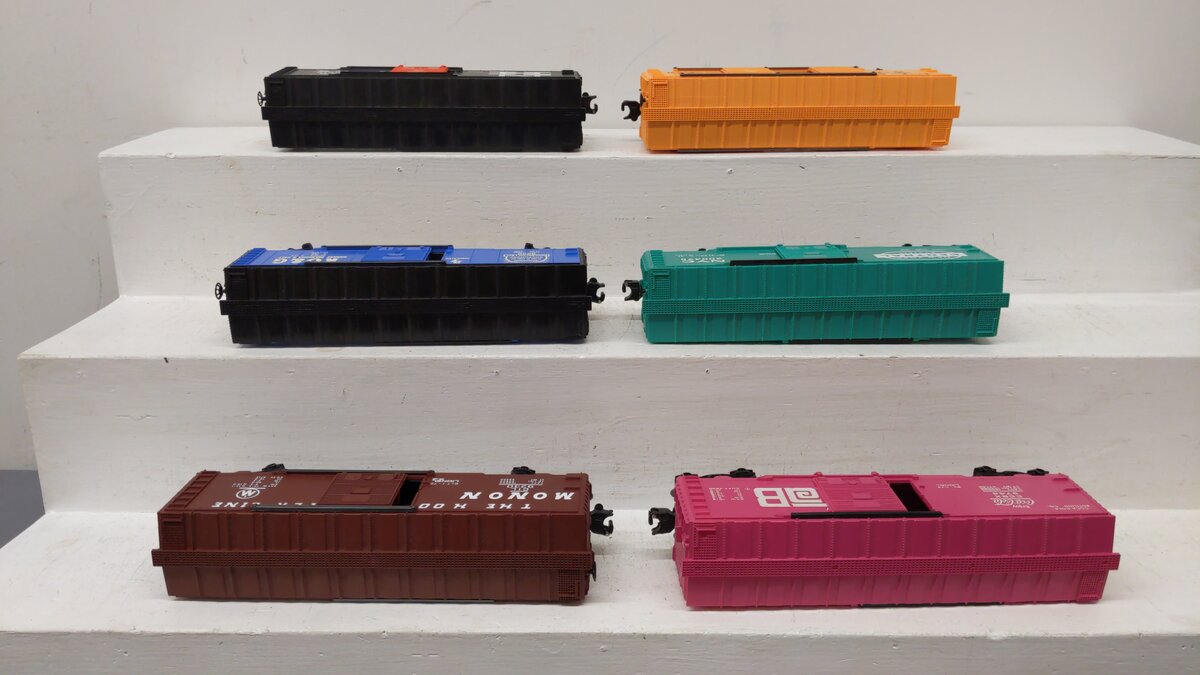 Lionel O Assorted Freight Cars 6-9230,6-39214,6-19218,6-16233,6-26255 [6] EX