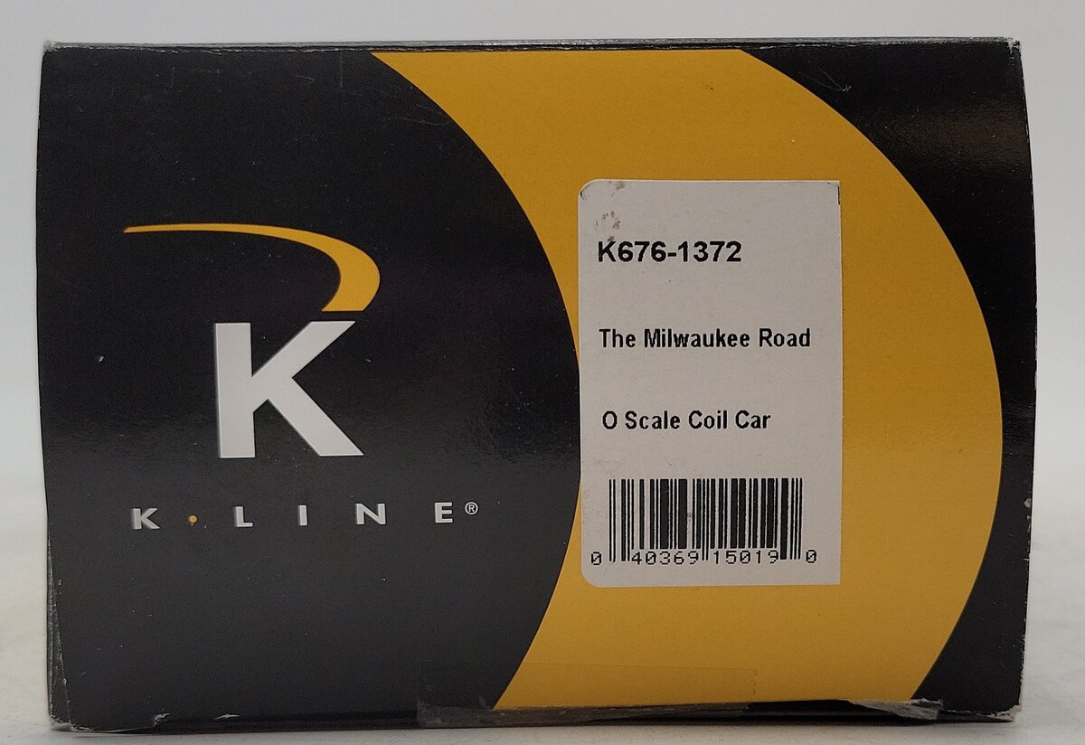 K-Line K676-1372 O Milwaukee Road Coil Car EX/Box