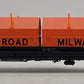 K-Line K676-1372 O Milwaukee Road Coil Car EX/Box