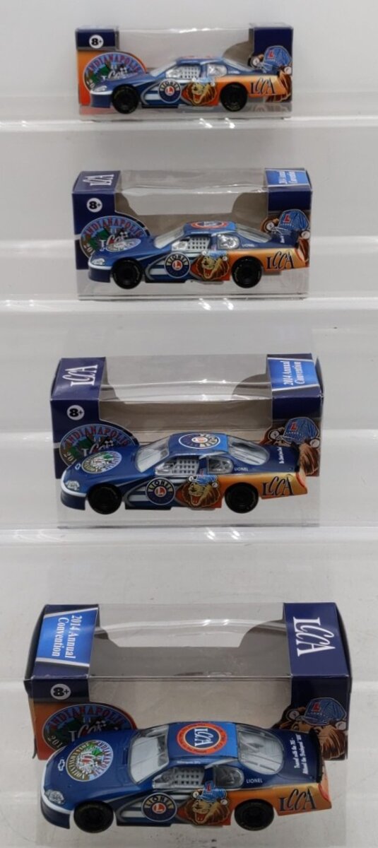 Lionel 1:48 Scale LCCA 2014 Annual Convention Die-Cast Stock Cars [4] EX/Box