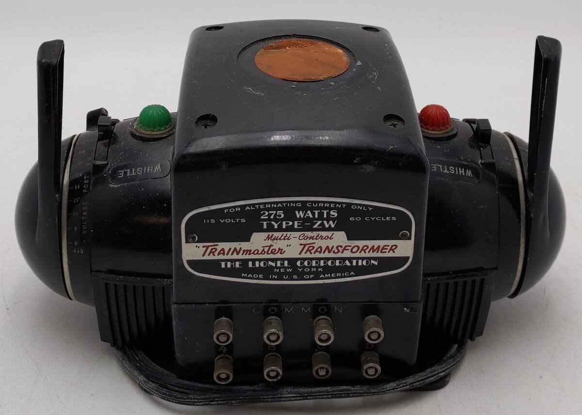 Lionel ZW Vintage O Trainmaster 275 Watt Transformer with Whistle VG
