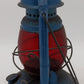 Vintage Rail Road Lantern W/ Red Globe