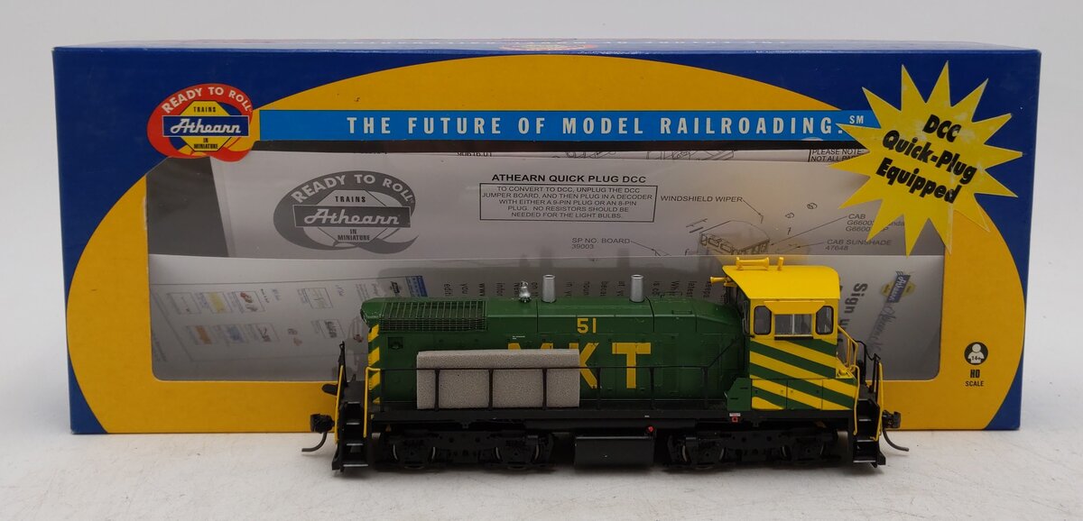 Athearn 96663 HO Missouri Kansas Texas RTR SW1500 Diesel Locomotive #51 EX/Box