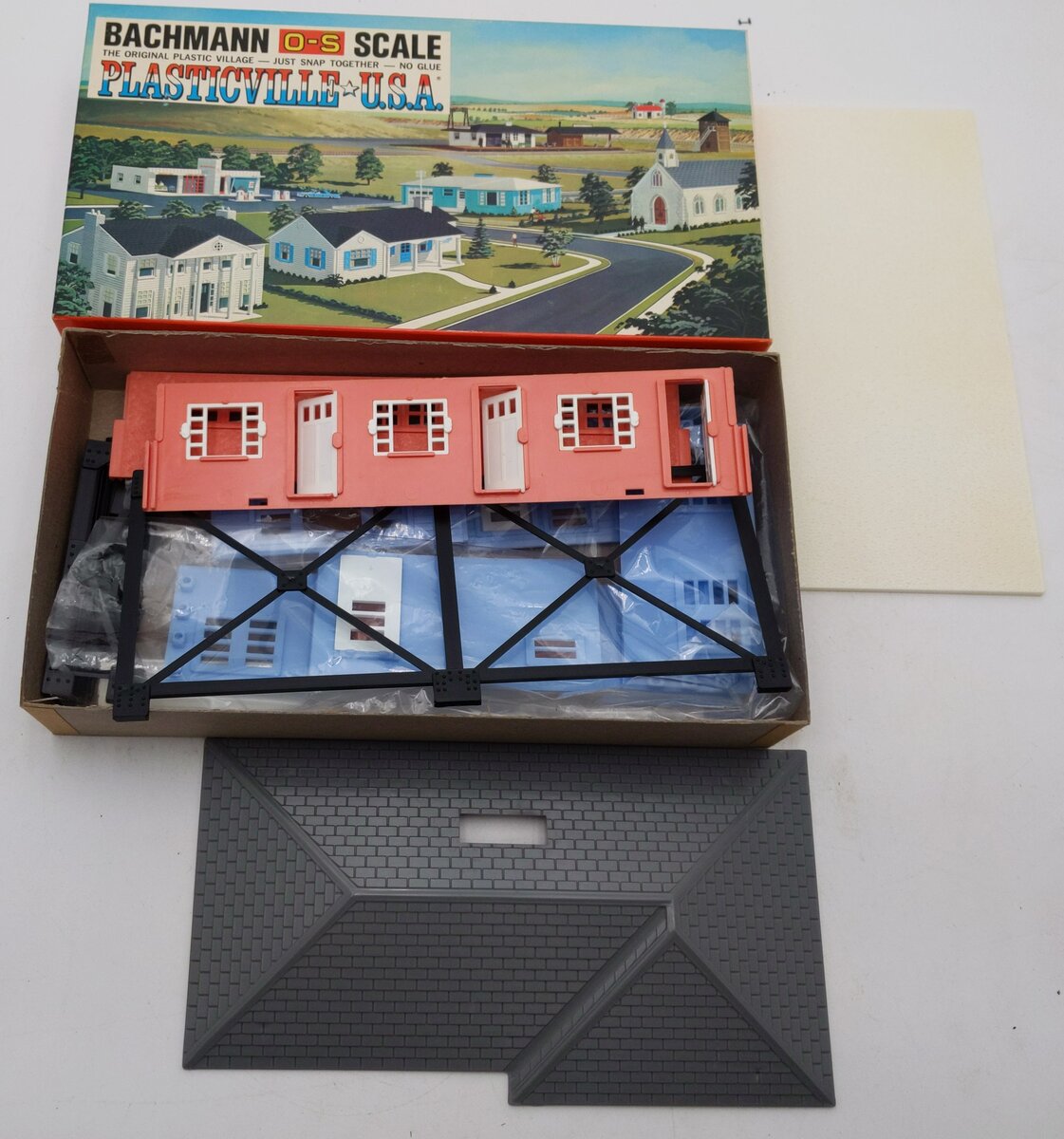 Bachmann 1852:179 O27 Scale Plasticville  Ranch House LN/Box