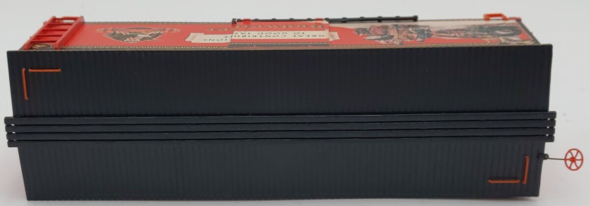 Hawthorne Village Budweiser HO gauge holiday express boxcar LN