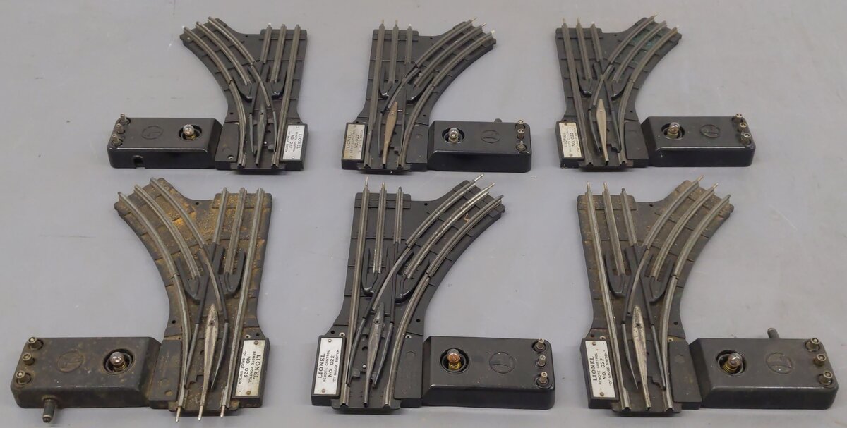 Lionel O22 Vintage O Left-Hand & Right-Hand Electric Remote Switches [6]