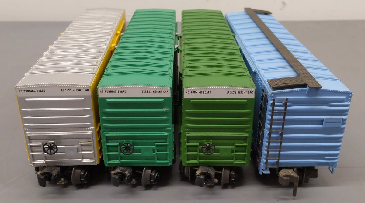Assorted O Scale Freight Cars- #39420 #9608 #9603 #9606 [4] EX