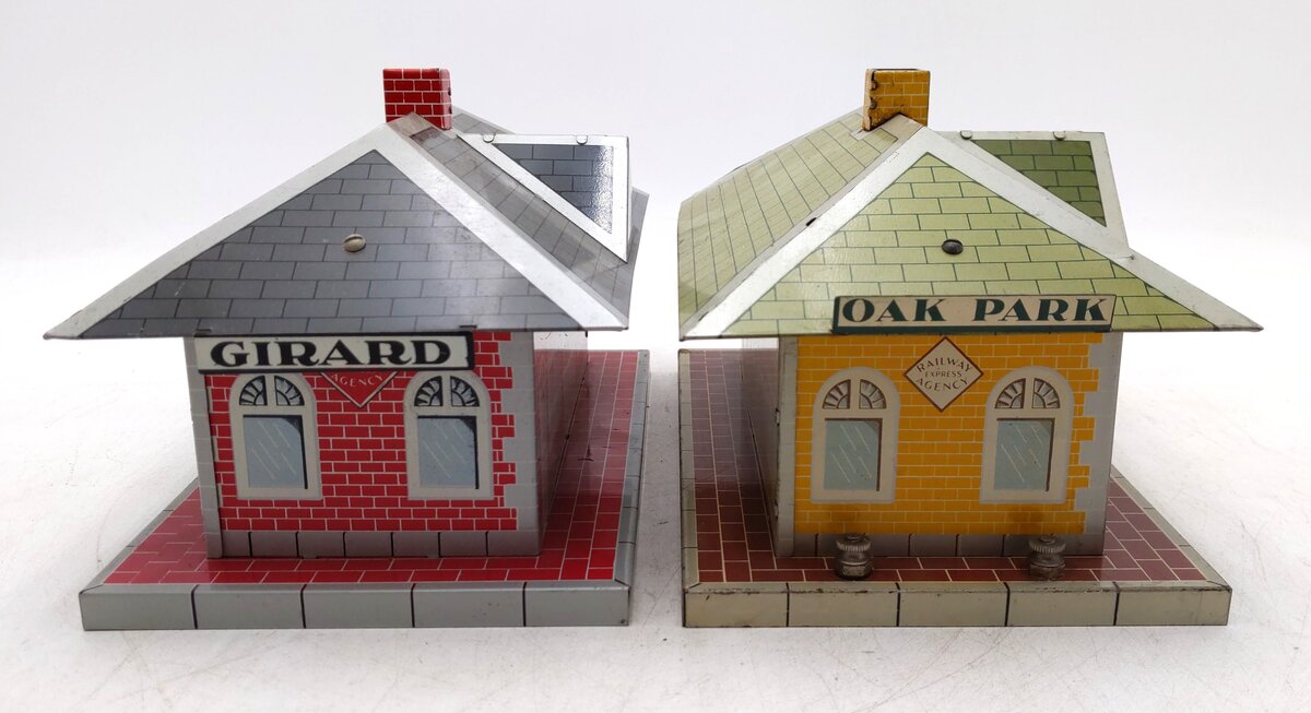 Marx Vintage O Whistling Train Stations: 2979, 2959 [2] EX