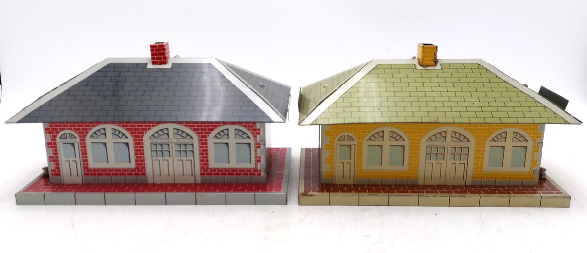 Marx Vintage O Whistling Train Stations: 2979, 2959 [2] EX