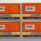 Lionel 684028 O Gauge BNSF Rotary Dump Gondola 4-Pack NIB