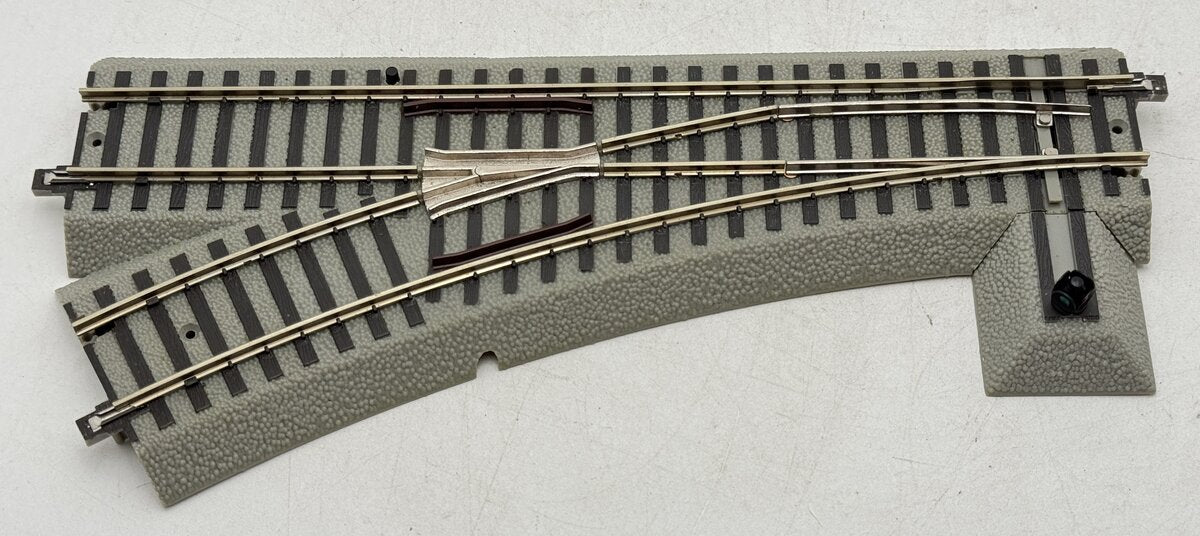 American Flyer 6-47941 S Left Hand R-20 FasTrack Command/Remote Switch Turnout EX