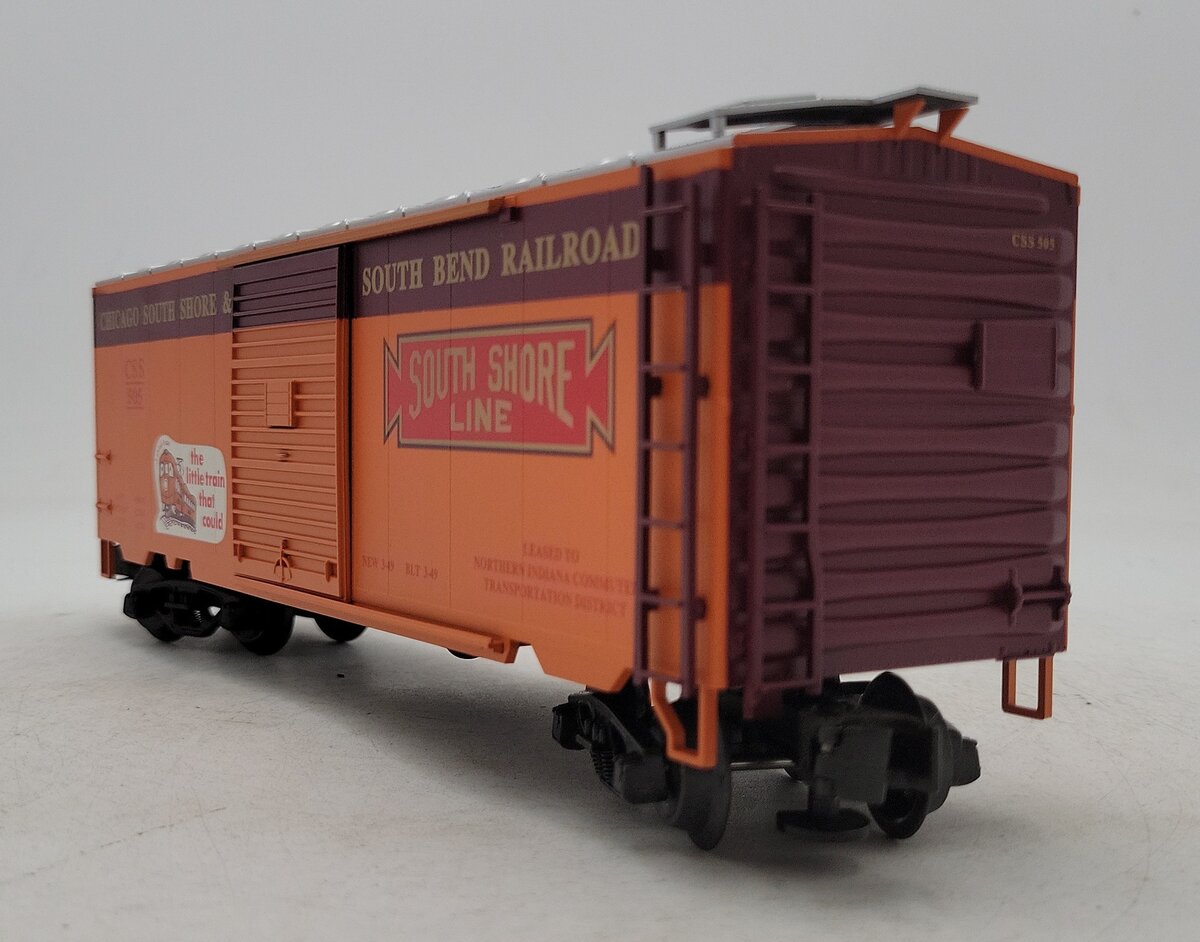 Weaver U2143LD Chicago South Shore 40' Boxcar #505 (3 Rail) LN/Box