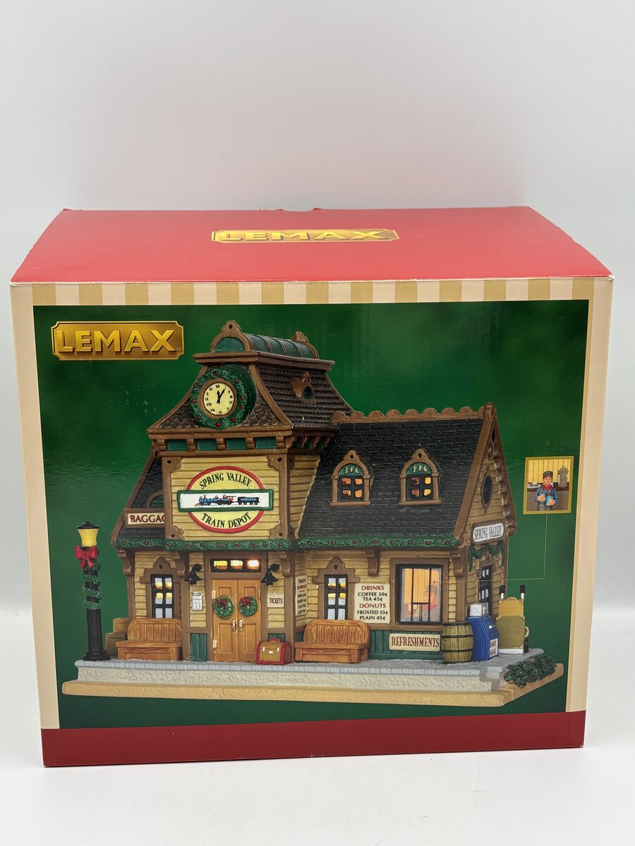 Lemax 55970 O Gauge Spring Valley Depot NIB