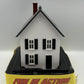 MTH 30-90338 Row House #1 White w/ Black Shutters EX/Box