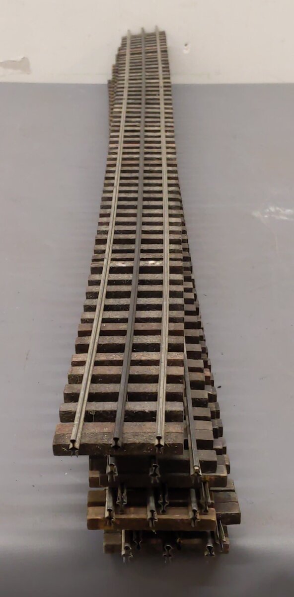 Ross Assorted O Scale Straight Track Sections 37 inch [6] VG