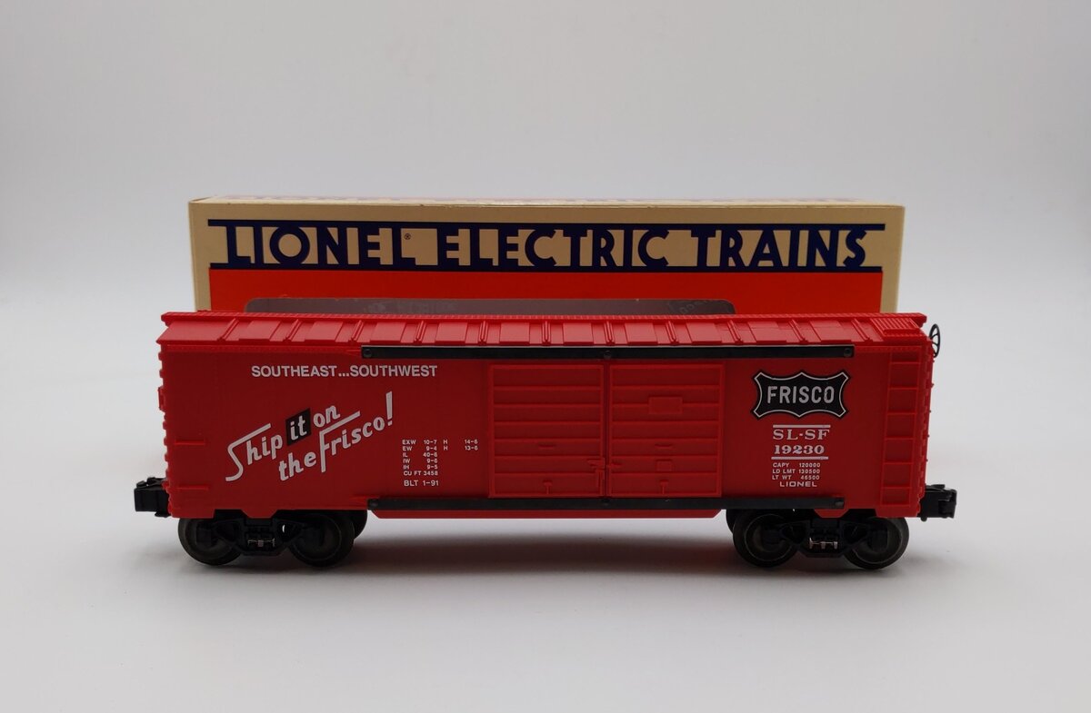 Lionel 6-19230 O Gauge Frisco Double Door Boxcar EX/Box