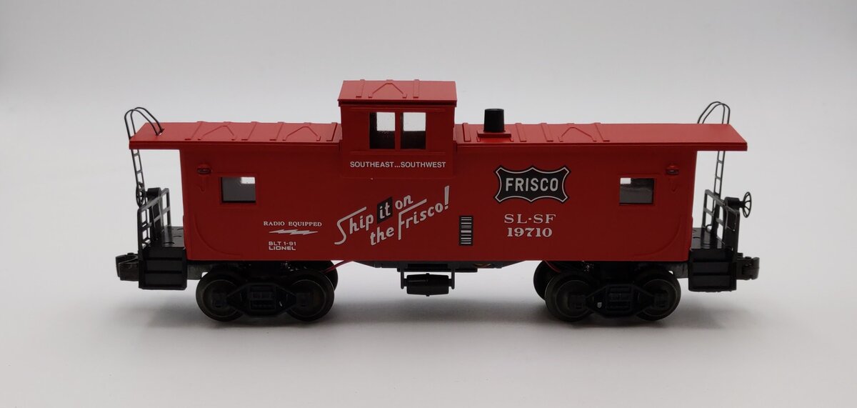 Lionel 6-19710 O Gauge Frisco Extended Vision Caboose with Smoke #19710 NIB