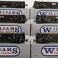 Williams 16101 O Gauge RDG "King Coal" 6-Car 60' Madison Passenger Car Set LN/Box