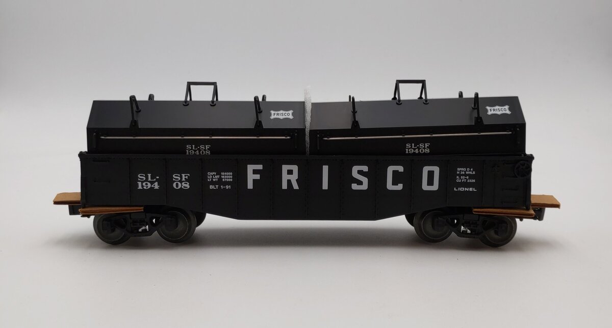 Lionel 6-19408 O Gauge Frisco Coil Gondola NIB